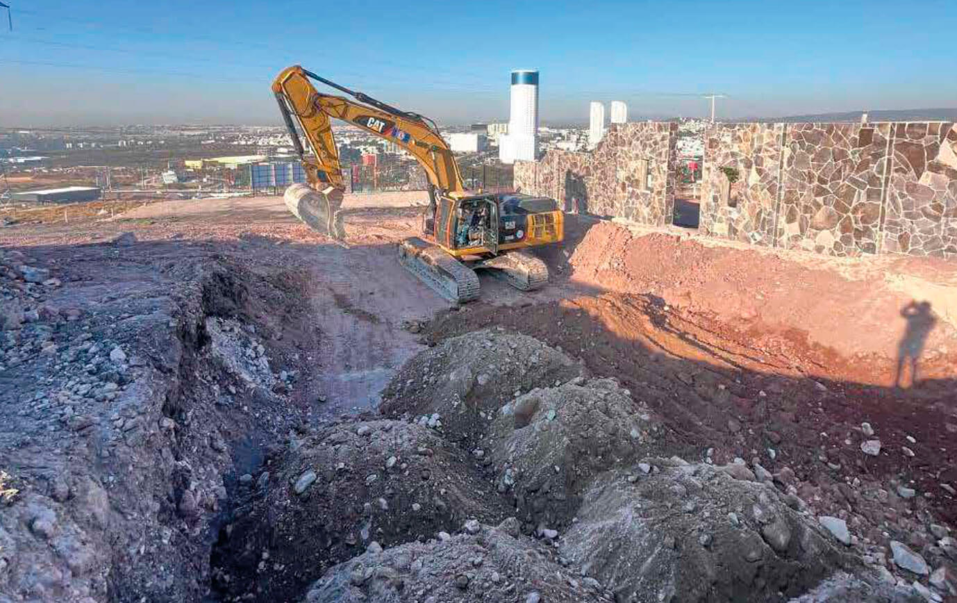 avance de obra en privada puerta norte