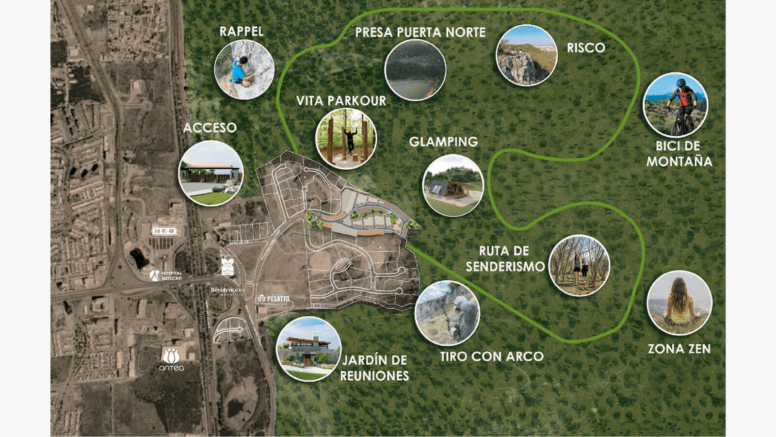 Master plan Privada puerta norte